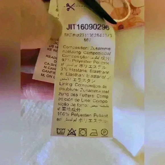 NWT!! Shein | White Spaghetti Strap Criss Cross Back, Size S - Picture 8 of 8